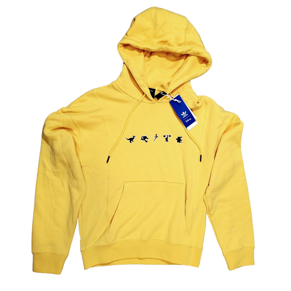 Adidas x Disney Pixar Manga SW Hoodie Unisex 2XS Yellow Gold HC6928 NWT